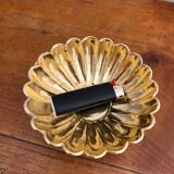 Vide poche coquillage doré