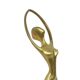 Hollywood Regency Brass Ballerina Figurine Sculpture 30cm