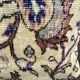 Coussin en tapis vintage fait main