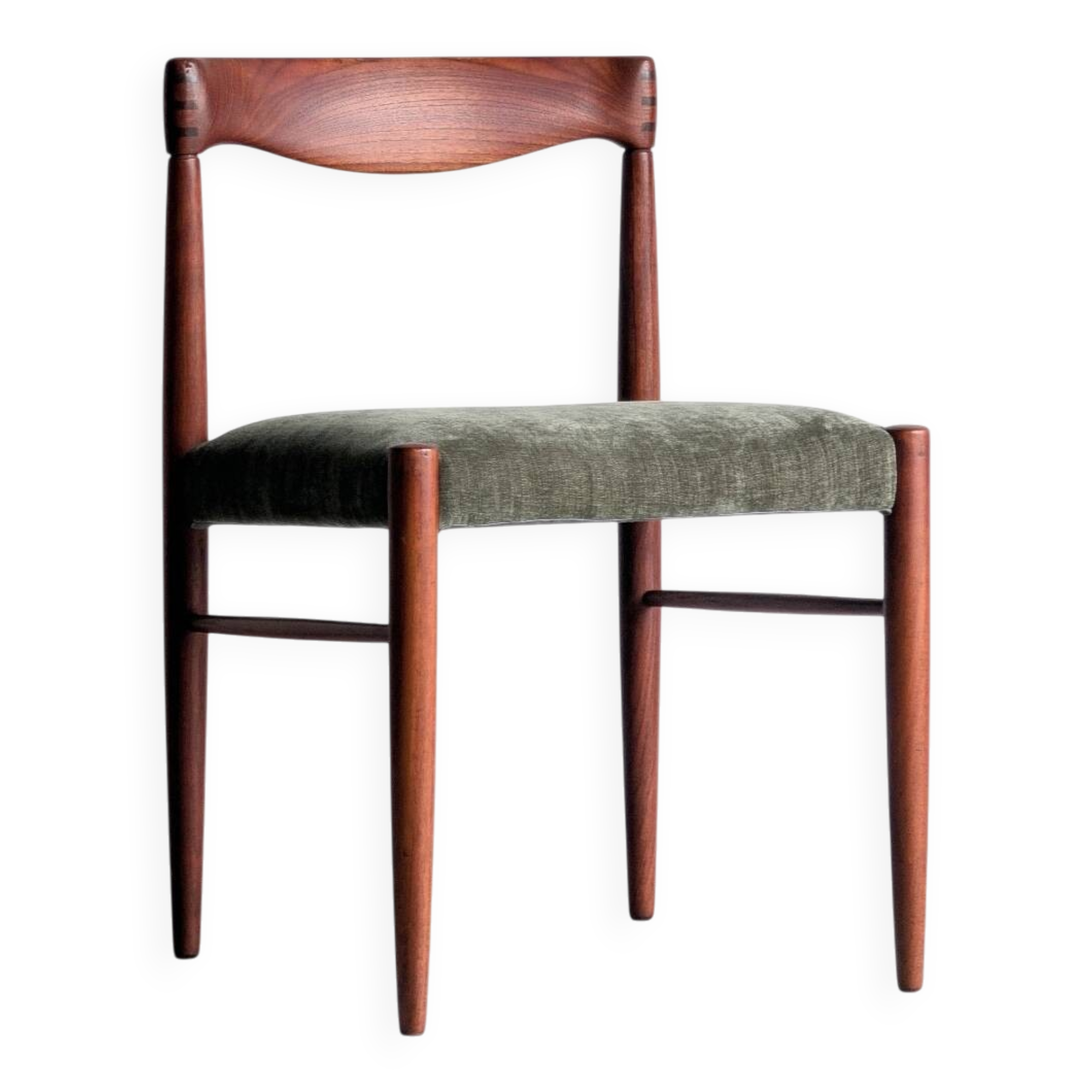 Vintage teak chair by Henry Walter Klein, Bramin edition, 1960.