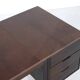 Canaan desk in wood and leather by Marcel Breuer for Gavina, Italy 1950s.