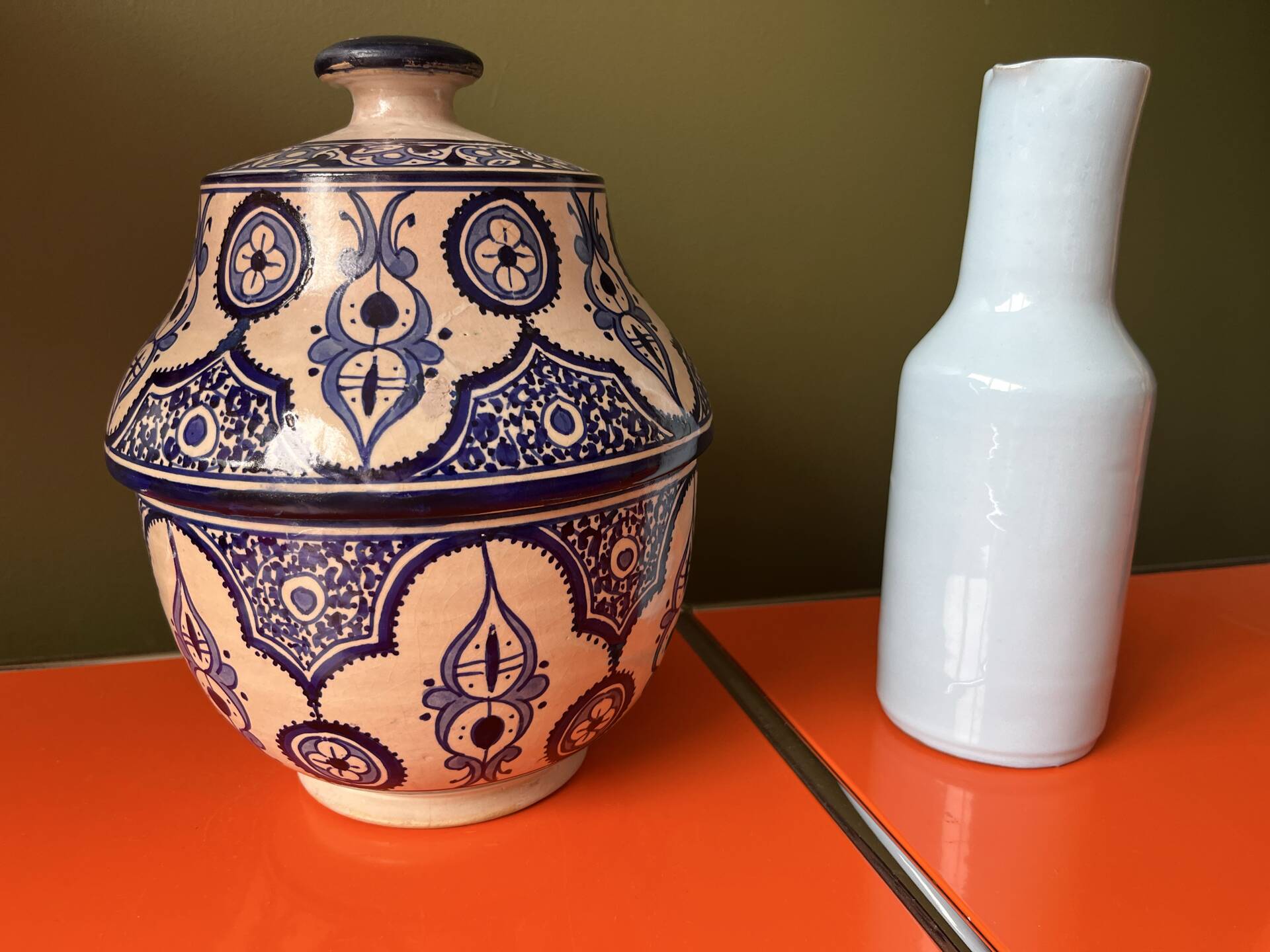 Ancient ceramic pot from Fès.