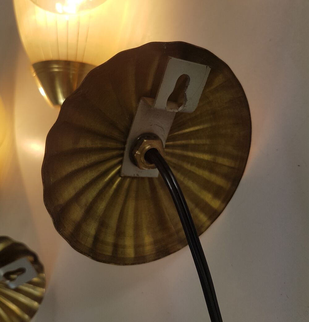 Pair of 50-60s sconces