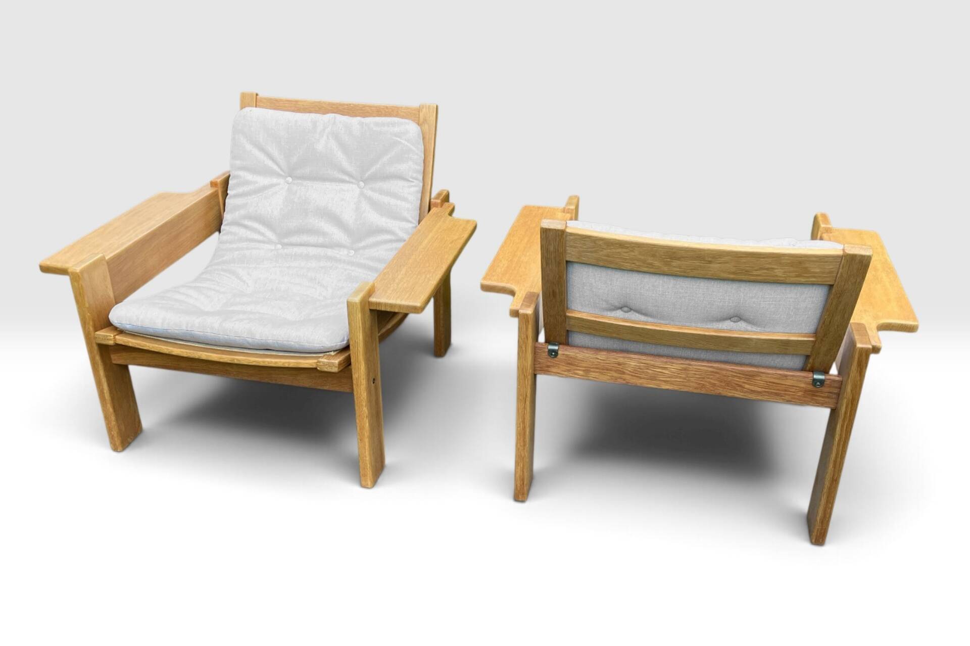 2 x Swedese "Kontra" armchairs Yngve Ekström vintage Sweden