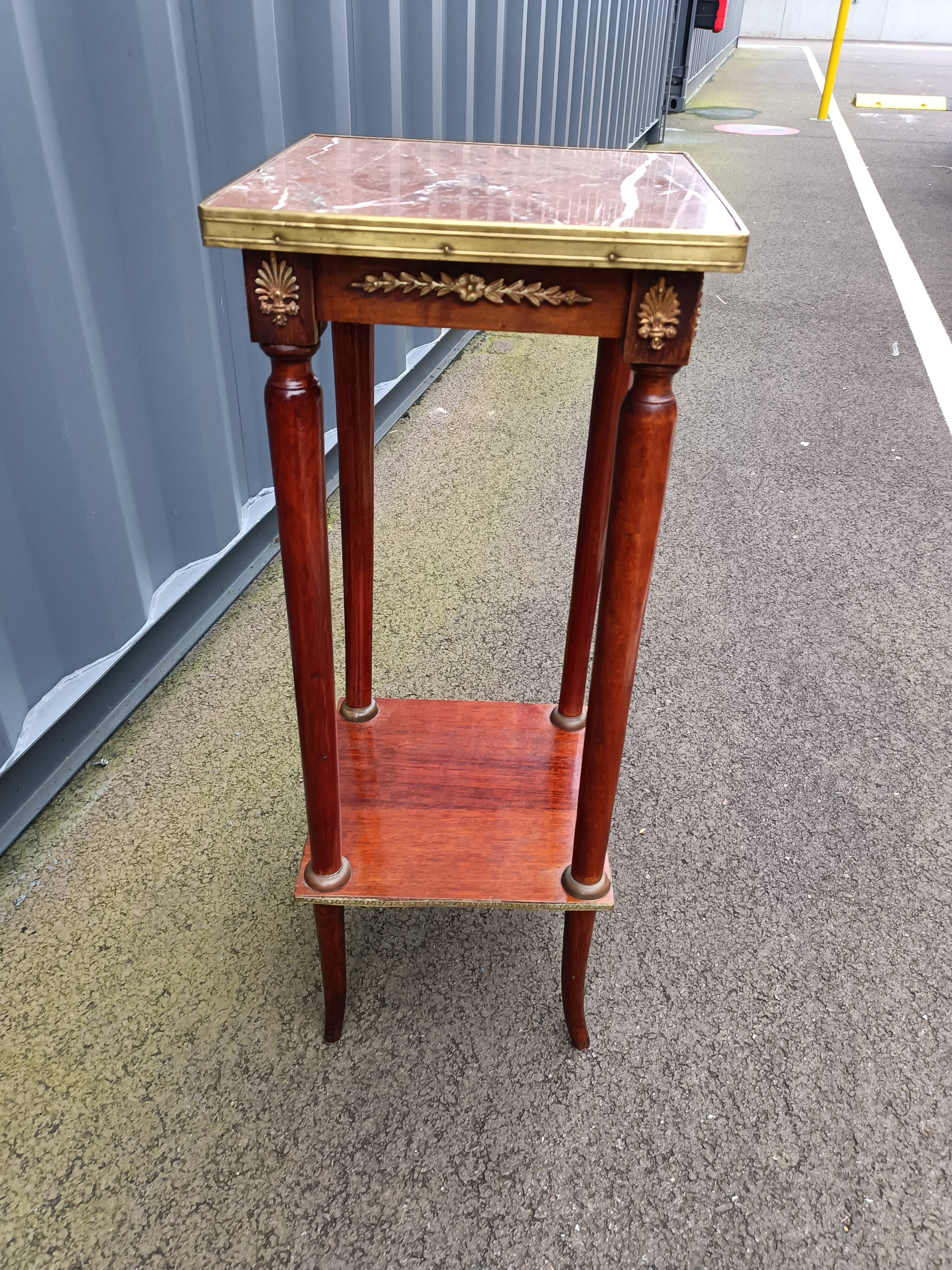 Selette old style louis xvi marble tray