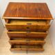 Biedermeier Ebonized Chest of Drawers in Cherry Veneer, South Germany, 1830