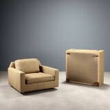 Paire de fauteuils des années 1960