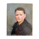 Huile sur panneau de bois - "Portrait de jeune homme" Jean Eritziane (1887-1925) -
