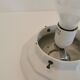 White Art Deco table lamp