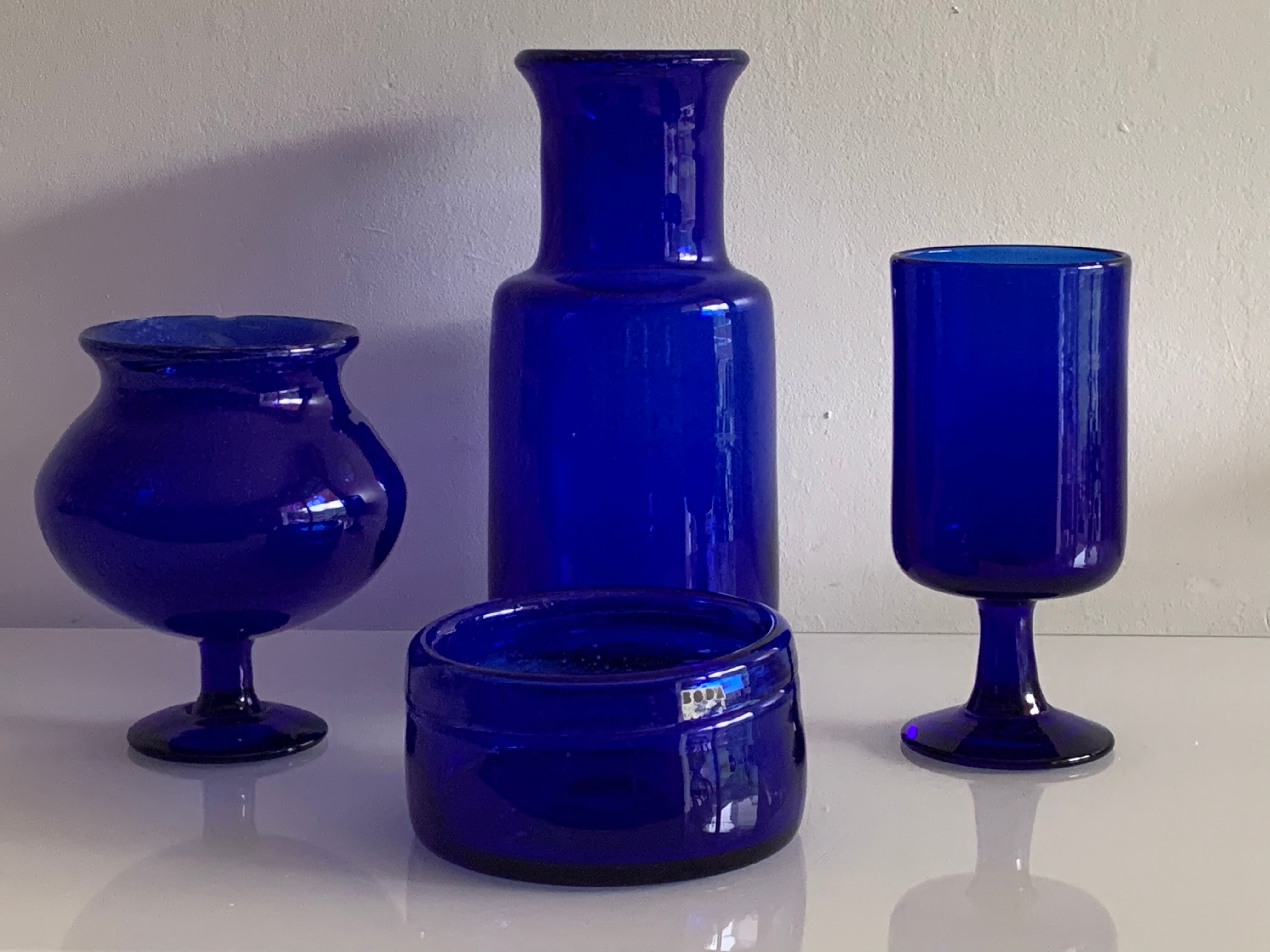Ensemble de vases scandinaves d’erik hoglund 1960