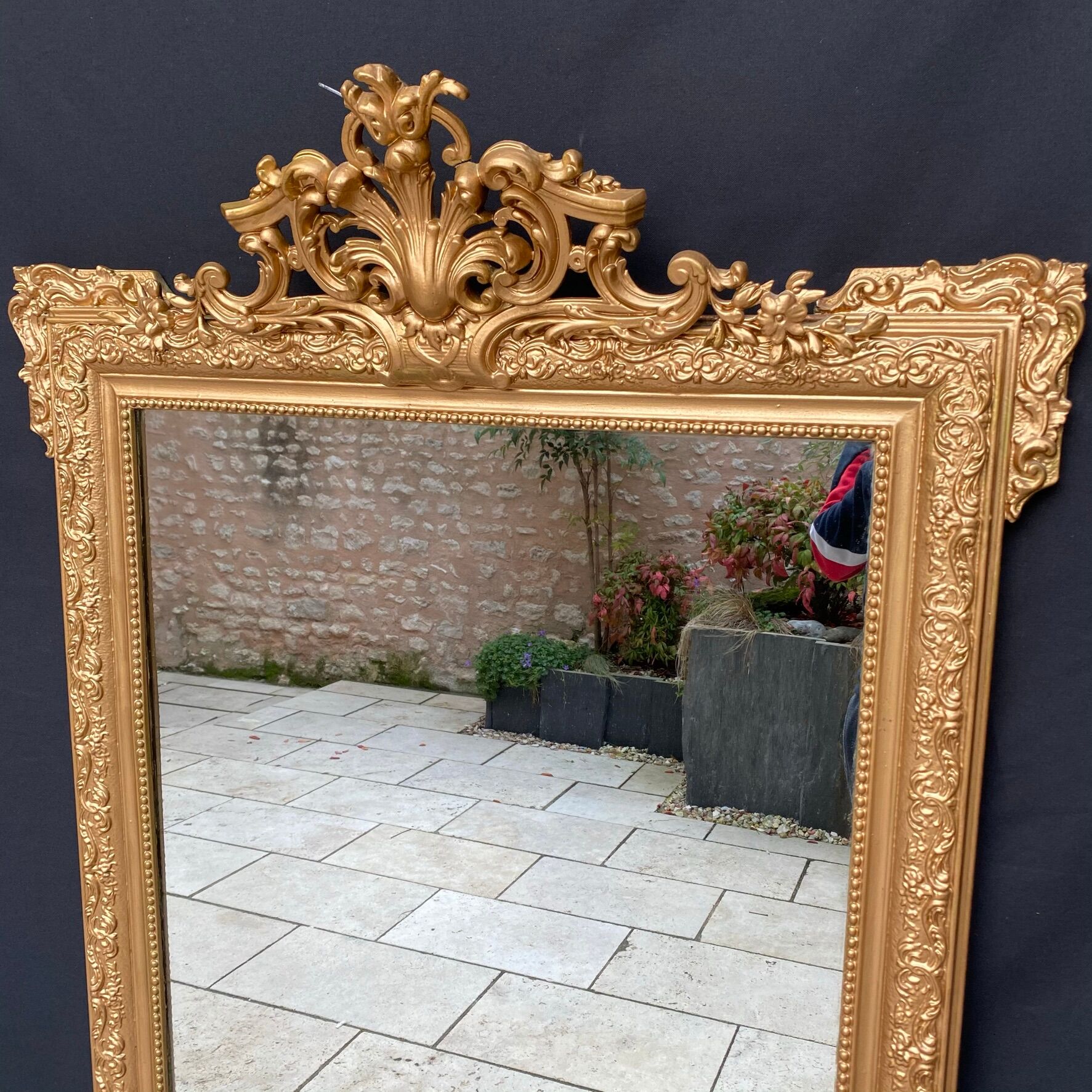 Golden mirror Louis XV 98x156cm