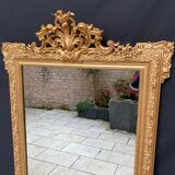 Miroir doré Louis XV 98x156cm