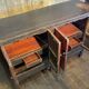 Antique Chinese buffet with 4 doors