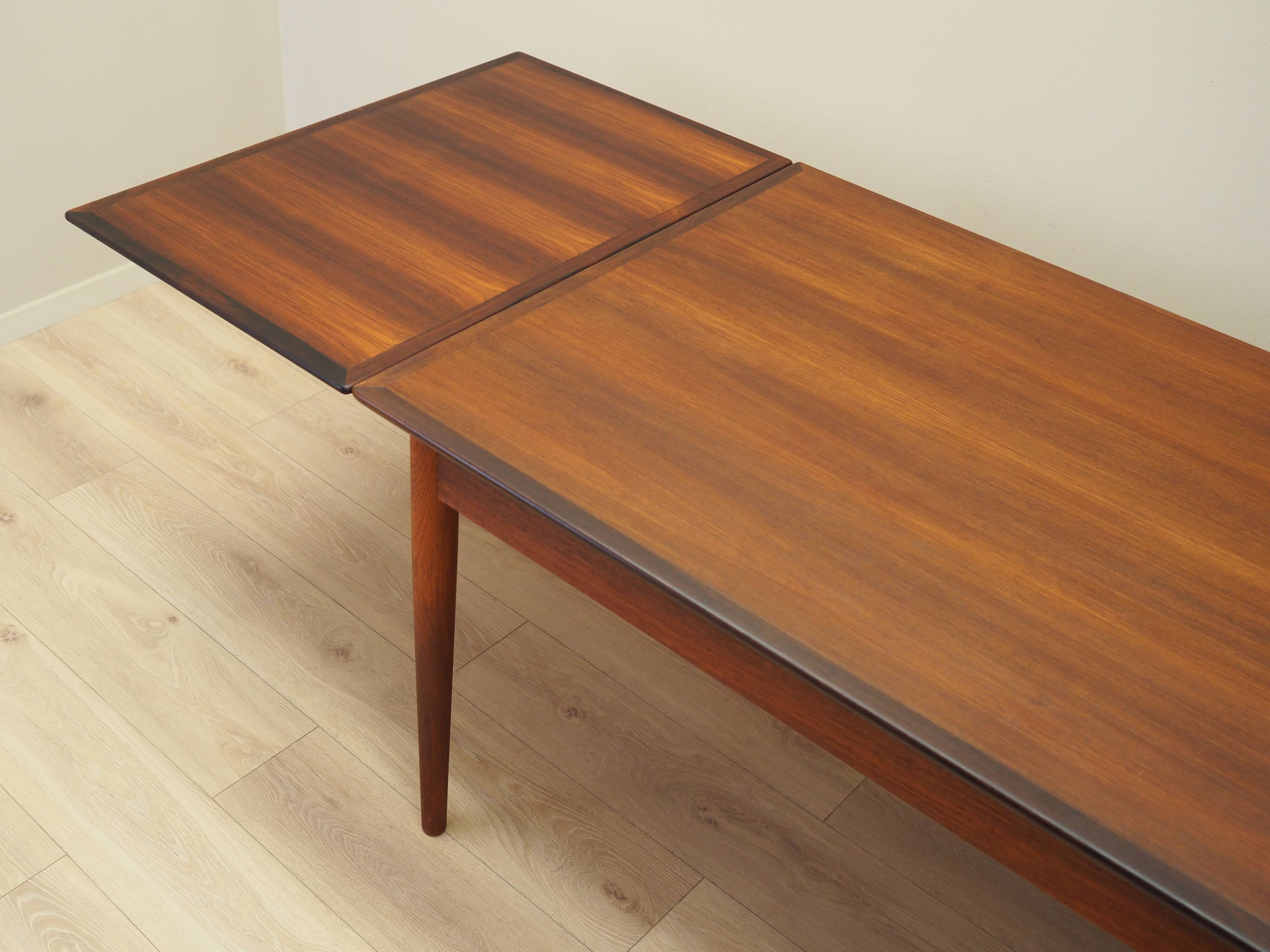 Rosewood table, Danish design, 1970s, production: Denmark