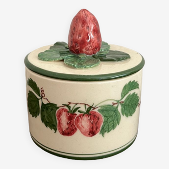 Strawberry ceramic pot