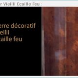 Miroir vieilli cuivré