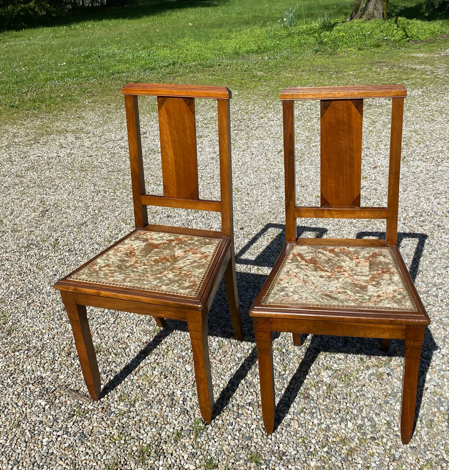 Pair of Art Deco chairs