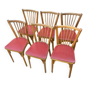 6 chaises baumann bistrot