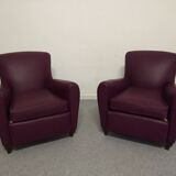 Pair of Art Deco club armchairs circa 1920