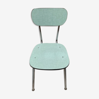 Green water formica chair
