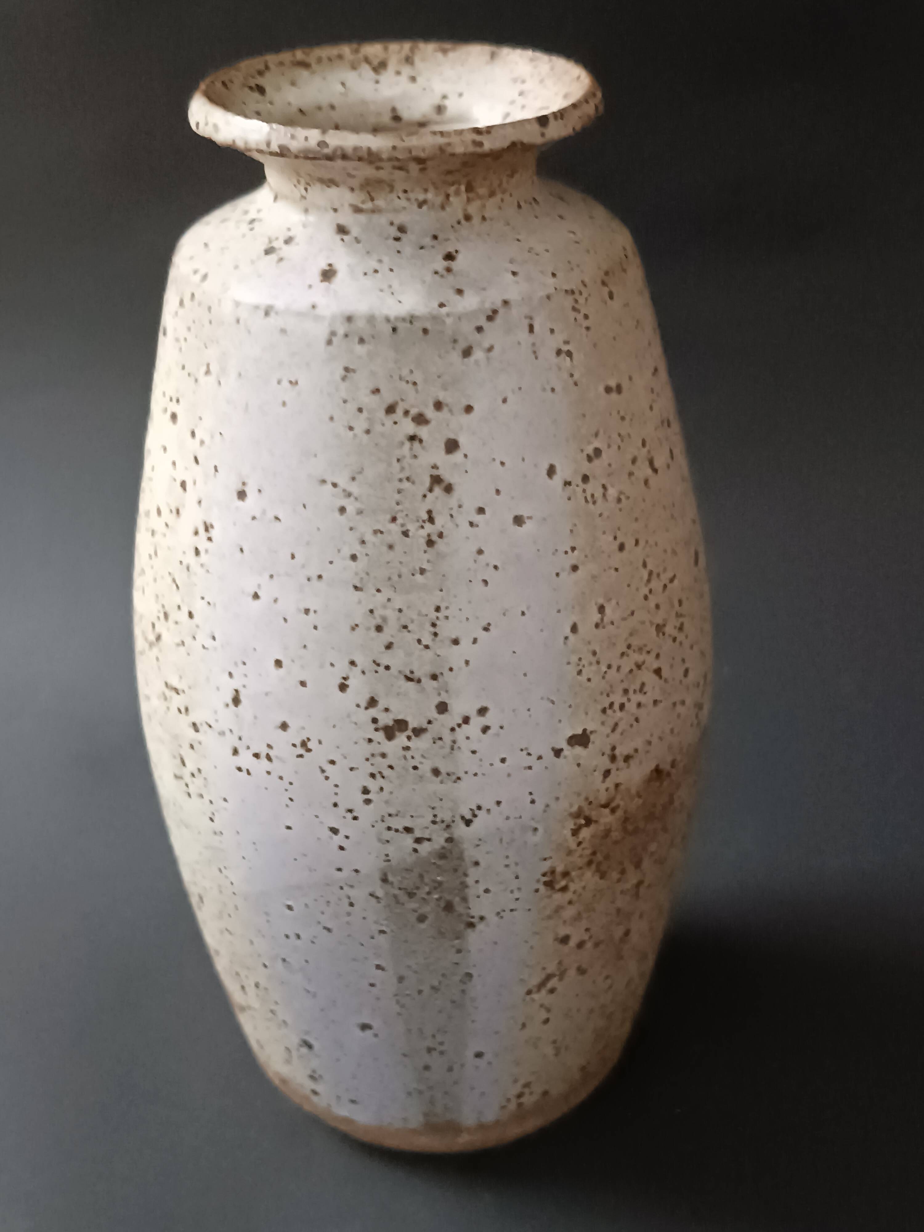 Vintage Franz Kriwanek Silverton mountain pottery stoneware vase