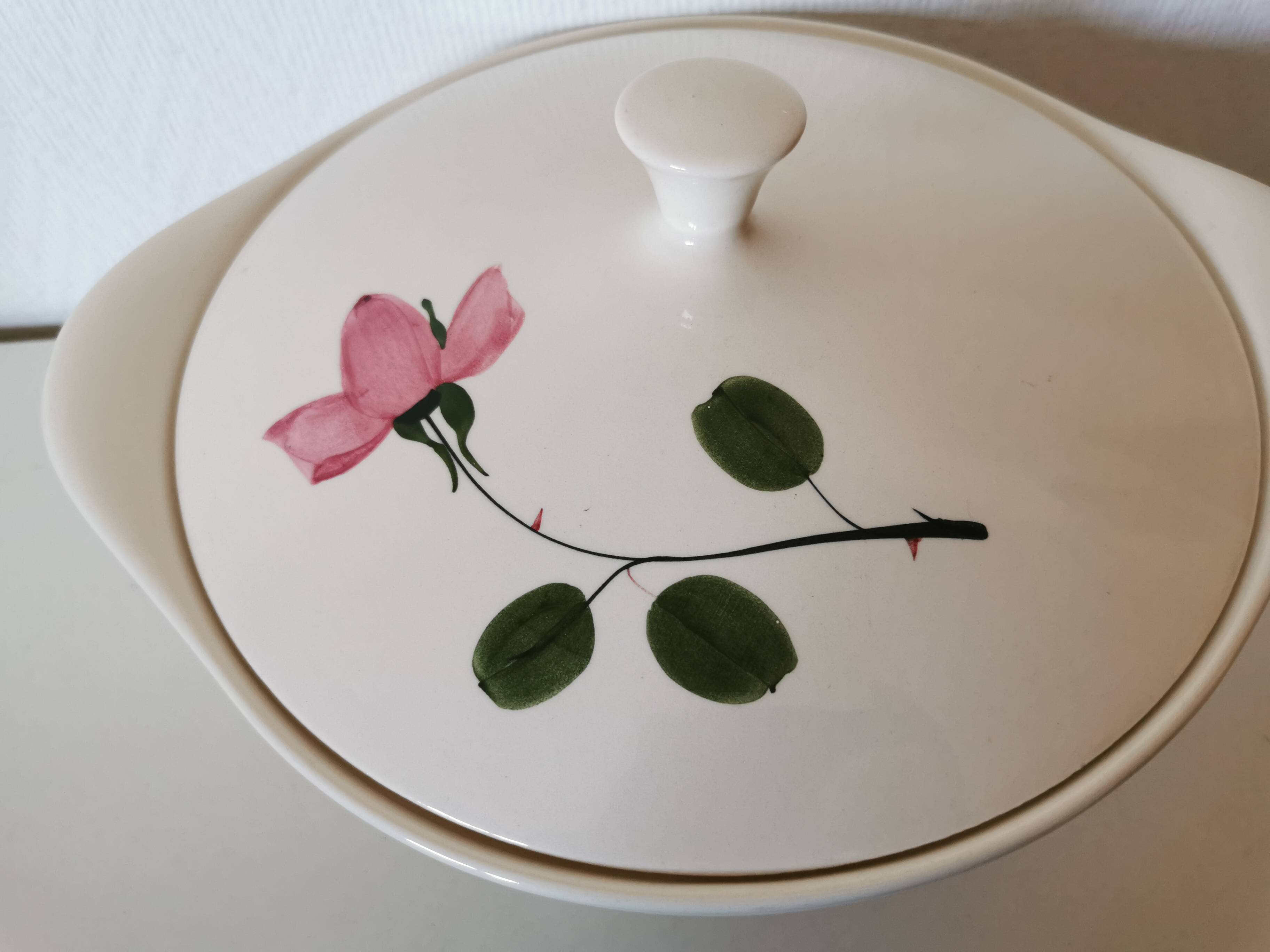 saladier , soupière, Villeroy et boch motif de fleur