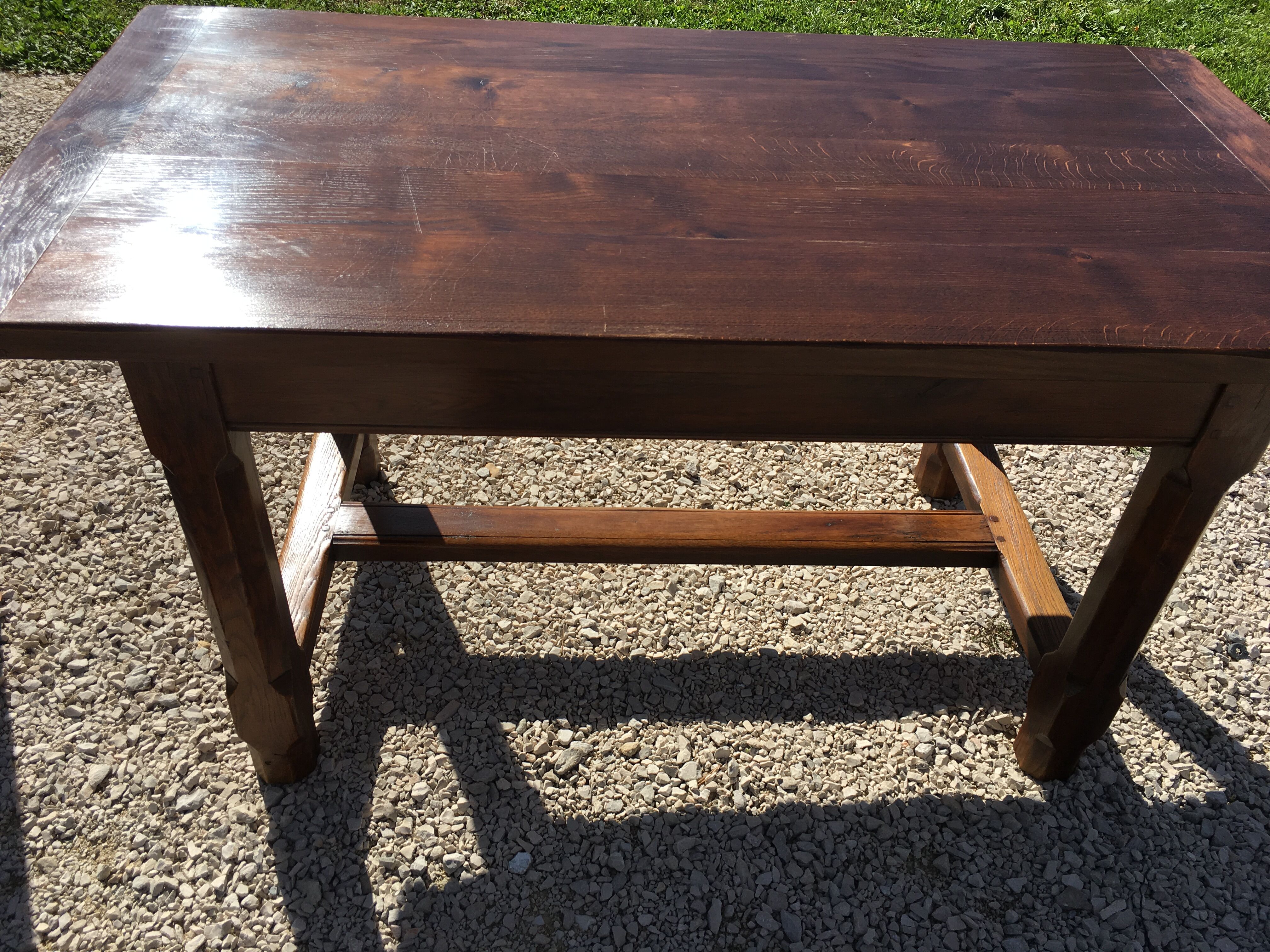 Oak farm table