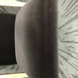 Floating velvet grey velvet chair chic Red Edition