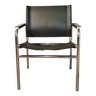 Fauteuil chromé vintage Klinte Chair par Tord Bjorklund pour Ikea 1980
