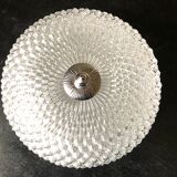 Sea urchin-tipped ceiling lamp with diamond-tipped glass