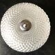 Sea urchin-tipped ceiling lamp with diamond-tipped glass