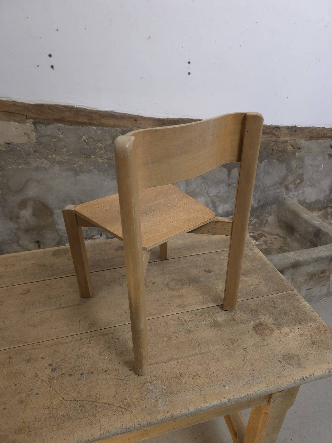 Wooden children's chair