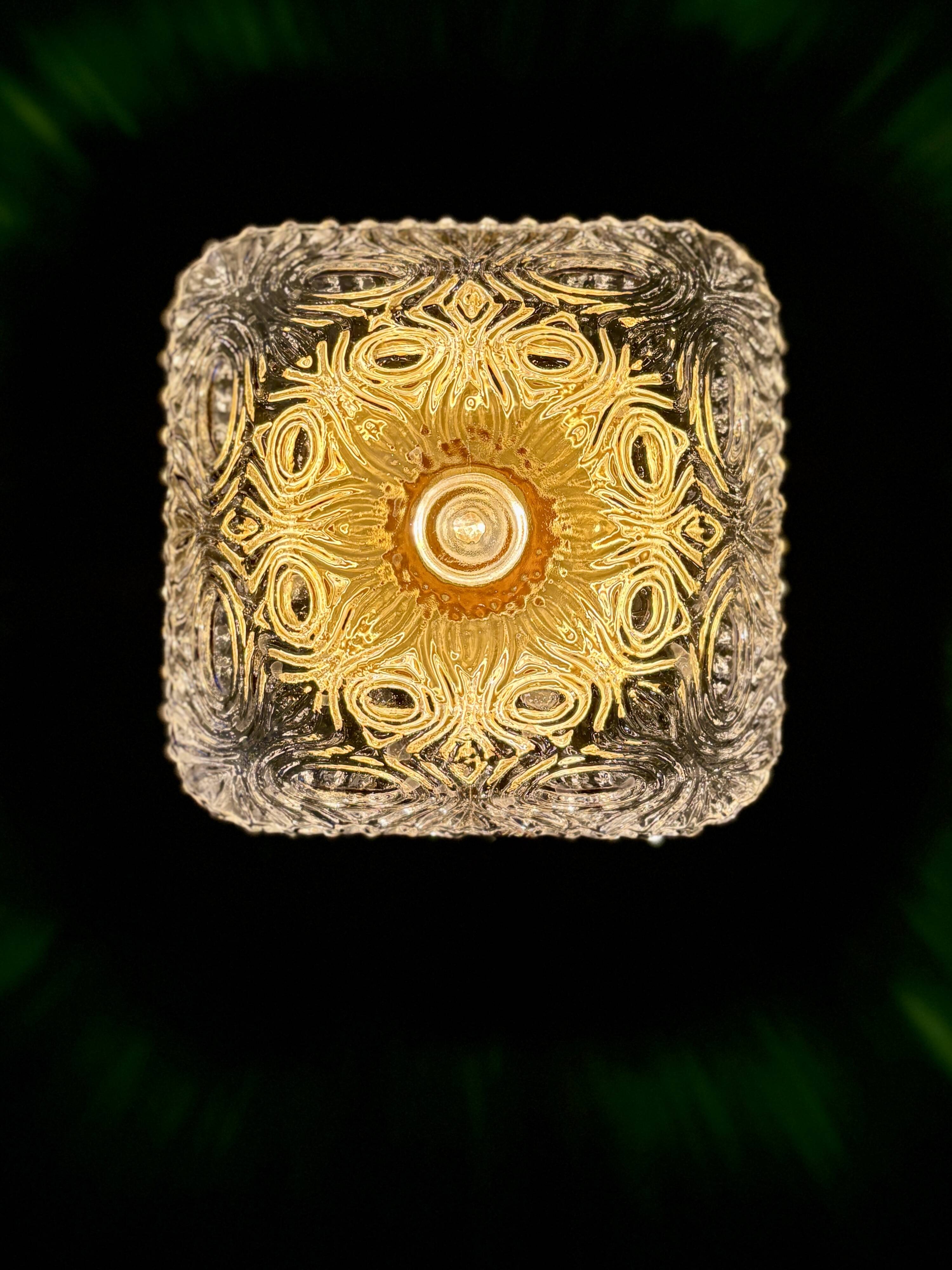 Vintage glass globe wall or ceiling light.