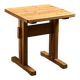 Les Arcs France, table en pin massif