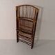 Vintage bamboo folding chair