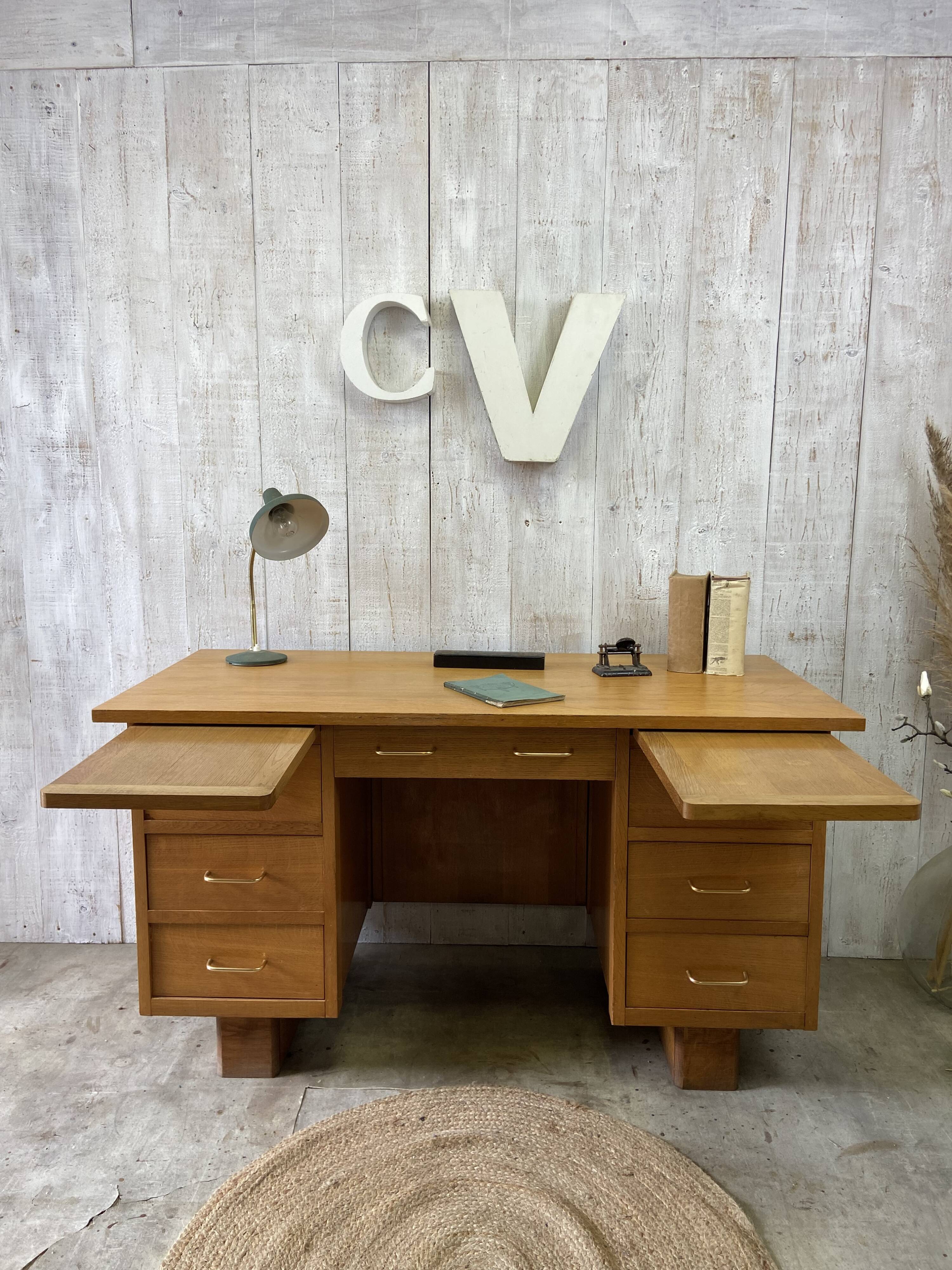 Vintage desk set and Baumann chair