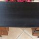 Vintage desk three drawers and a door with shelf