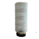 Vintage pressed glass column table lamp