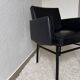 Black armchair, 50s design
