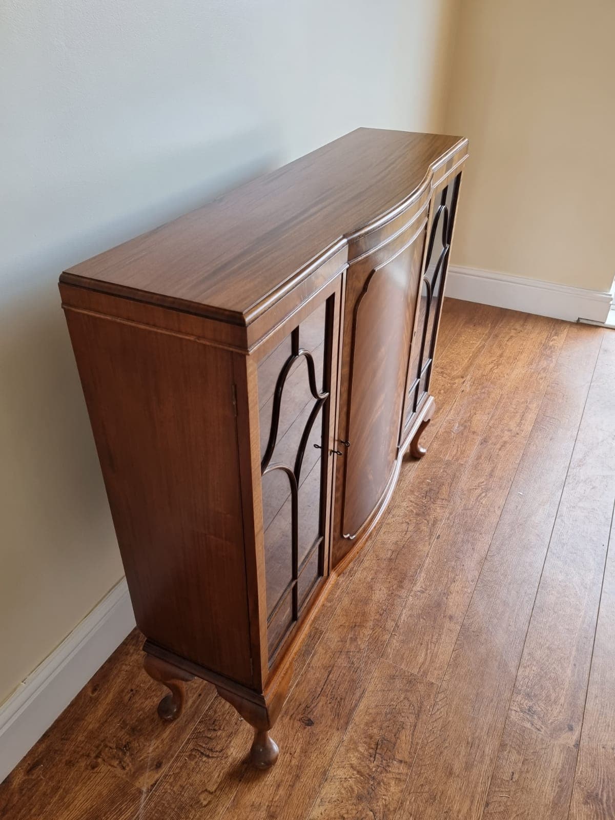 Antique queen anne style bookcase