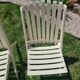 Vintage 1970s folding garden chair