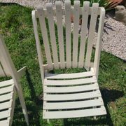 Chaise de jardin vintage années 1970 pliante