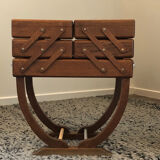 Travailleuse couture ancienne art déco pieds ovals