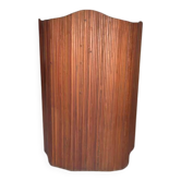 Authentic Baumann folding screen in curved wood - vintage sculptural model