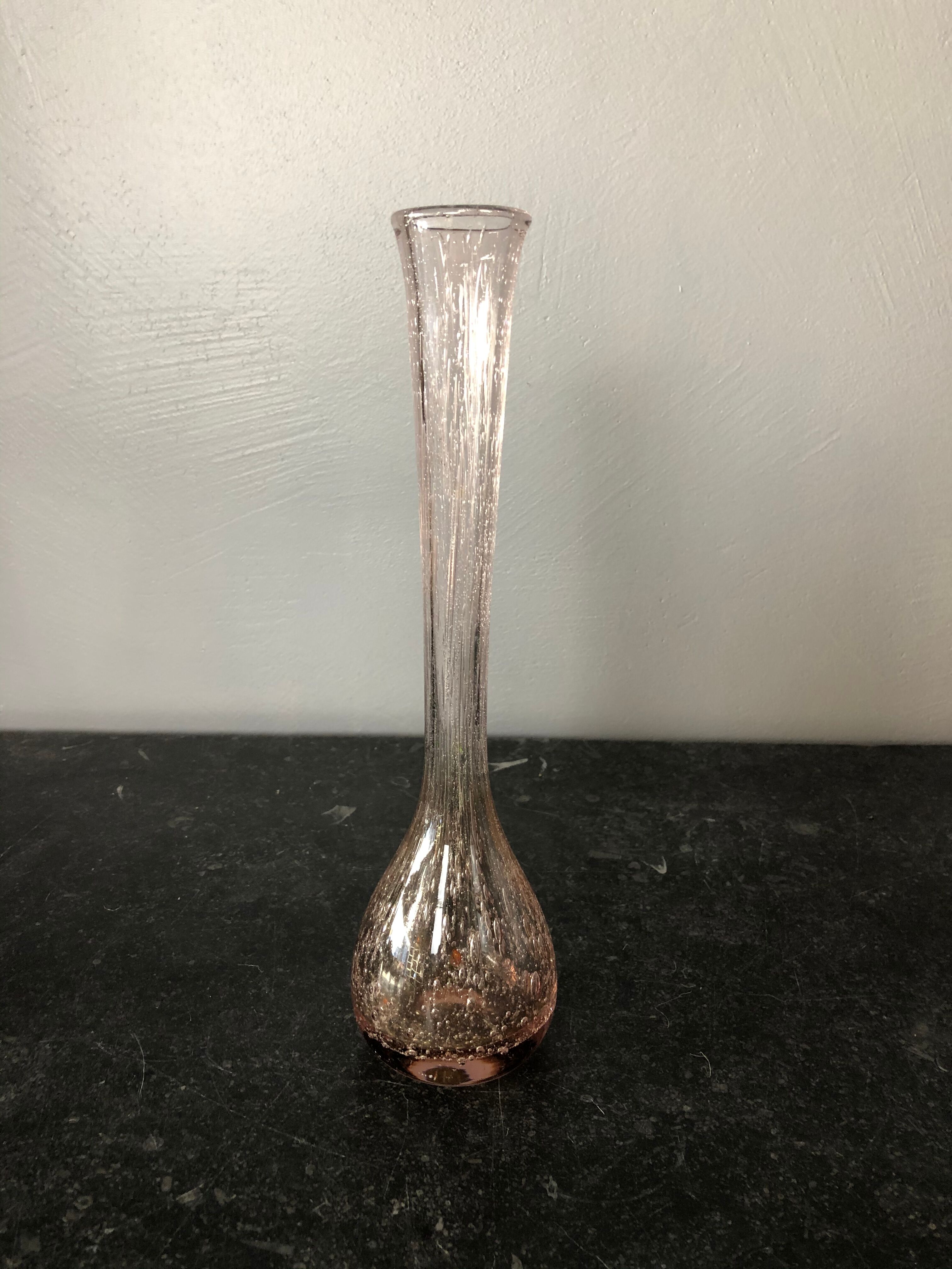 Blown glass vase