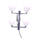 Fontana Arte, a 4-Light Wall Lamp, Murano Glass, Italy