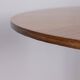 Table ronde vintage en bois des années 1960 conçue par Carlo Ratti pour Lissoni