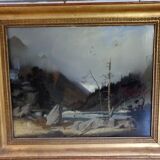 Alphonse de Saint-Beaussant (born in 1842) Pastel on paper mounted on canvas - Sinner