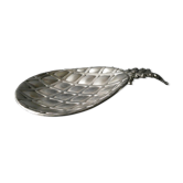 Pineapple silver metal trinket bowl