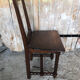 Ancienne chaise Lorraine bois brut vintage #a234